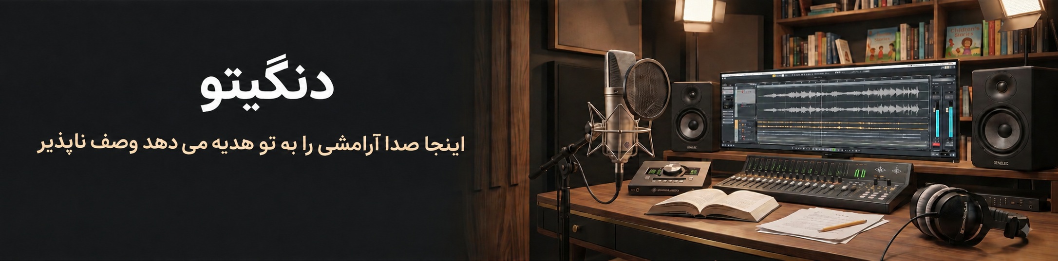 دنگیتو | مرجع سریال صوتی، کتاب صوتی و آموزش صداپیشگی